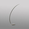 Piantana linea curva titanio grigio scuro forma ad arco 3000K dimmerabile  44713