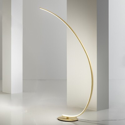 Piantana LED dimmerabile design curvo camera e soggiorno moderno  44712