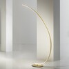 Piantana LED dimmerabile design curvo camera e soggiorno moderno  44712