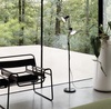 Lampada da terra nera 2 luci regolabili in altezza e direzionabili POLLY PT2 NERO IDEAL LUX