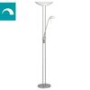 Altra immagine Lampada da terra con lampada lettura nichel e luce verso alto R7S luci LED