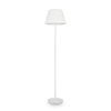 Lampada terra montatura bianca vetro 2 lampadine trapezio CYLINDER PT2 IDEAL LUX