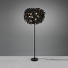Lampada da terra stelo nero diffusore cascata foglie acrilico 41906 LEAVY LUCI MODERNE