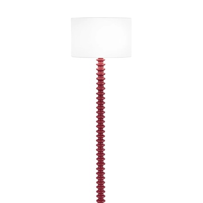 Piantana rosso passione stelo colonna: colore e luce che arredano  43874