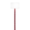 Piantana rosso passione stelo colonna: colore e luce che arredano  43874