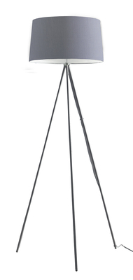 Piantana lampada da terra moderna grigia treppiedi 41890 LUCI MODERNE