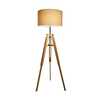 Immagine aggiuntiva di Lampada con treppiede in legno da terra con paralume grezzo KLIMT PT1 IDEAL L
