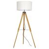 Altra foto Piantana base75cm a cavalletto treppiedi legno chiaro