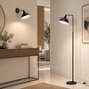 Ulteriore dettaglio di Applique nera orientabile a cupola stile industrial soft  45561