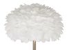Particolare di Piantana da terra particolare e decorativa piume bianche 43x170  42430