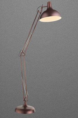 Piantana metallo ruggine scuro lampada terra direzionabile 58312 GLOBO LIGHTING
