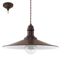Lampadario piatto metallo d.36 49456 STOCKBURY EGLO