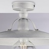 Particolare di Plafoniera a piatto in metallo bianco argento vintage chic  43938