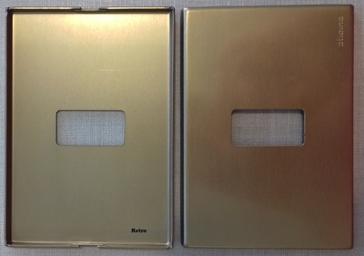 Placca 1 modulo serie Magic bronzo a incastro BTICINO