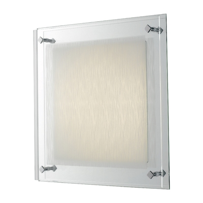 Plafoniera quadrata con led incorporato 45x45cm luce 4000k 39469 LUCI MODERNE
