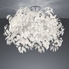 Plafoniera grande cascata di foglie bianche 70cm 3xE14 41841 LEAVY LUCI MODERNE