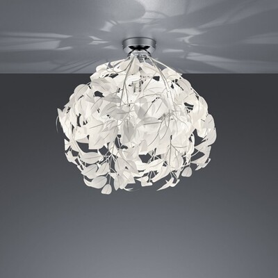 Plafoniera decorativa moderna 38cm cascata di foglie acrilico 41840 LEAVY LUCI MODERNE