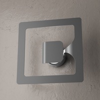 Applique parete o plafoniera soffitto grigio scuro GX53 25x25  44246