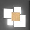Particolare di Lampada parete oro 45cm design lusso ingresso 4 luci E27  44079