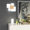 Ulteriore dettaglio di Lampada parete oro 45cm design lusso ingresso 4 luci E27  44079