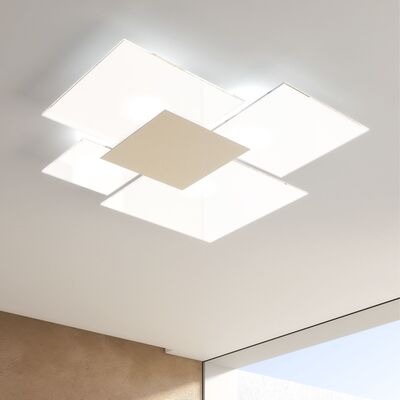 Plafoniera grande open space camera o bagno 90cm 4 luci 1148/90-SA UPGRADE TOP LIGHT