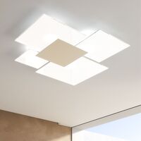 Plafoniera grande open space camera o bagno 90cm 4 luci 1148/90-SA UPGRADE TOP LIGHT