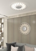 Plafoniera 79 cm cromata cerchio con raggi led diretti 3000k  43321 - foto 7
