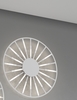 Particolare di Plafoniera applique led luce avvolgente soffusa 58cm raggi di luce  43326