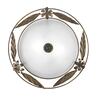 Plafoniera classica 40cm bordo decorazione metallo ruggine 42292 LUCI CLASSICHE