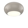 Immagine aggiuntiva di Lampada da soffitto cupola 3xE27 vetro tortora lucido 42cm  43831