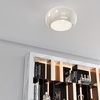 Lampada da soffitto cupola 3xE27 vetro tortora lucido 42cm 1218/PL42-TO CASPER TOP LIGHT