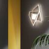 Plafoniera applique oro 63x54 LED luce calda 3000k trapezi geometrici oro luce disegno dinamico  449
