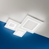 Plafoniera led integrato gioco di quadrati bianca moderna CCT 40W 3000 4000 6500 K LUCI LED