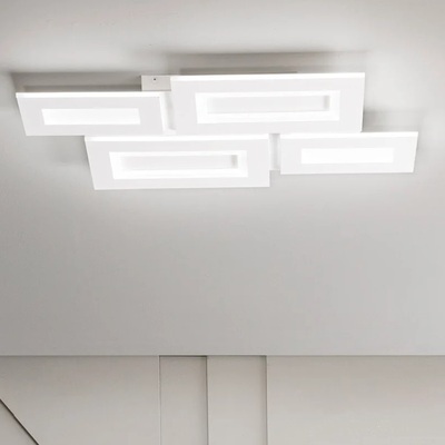 Plafoniera dinamica di rettangoli LED sovrapposti sottile luce calda, bianca o fredda LUCI LED