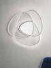 Plafoniera led 80W 4000k dimmerabile soggiorno 76x54 grande  44956
