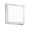 Applique plafoniera led per interni quadrata luce 3000k 30cm UNIVERSAL PL D30 SQUARE 3000K IDEAL LUX