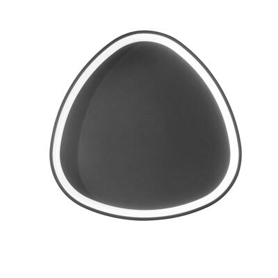 Plafoniera nera grande 65cm luminosa a led camera da letto 43482 LUCI LED