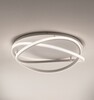 Plafoniera bianca LED 60cm 50W 3000K moderna design orbite dimmerabile  44651