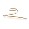 Plafoniera moderna a led 40W 5440lumen circolare oro satinato 40923 LUCI LED