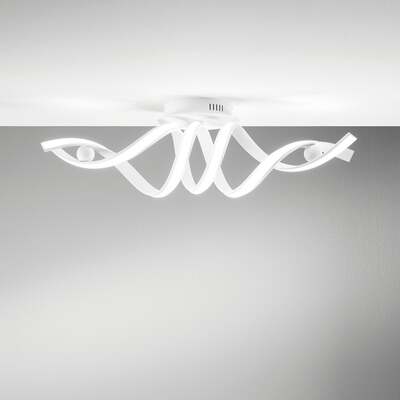 Plafoniera moderna intreccio dolce nodo led 38W luce 4000K  42548