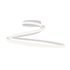 Altra fotografia Plafoniera led bianca spirale di cerchi 50cm luce calda naturale o fredda