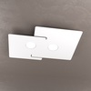 Plafoniera o applique 2 luci metallo bianco 1161/2 ECHO TOP LIGHT