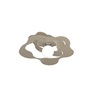 Immagine aggiuntiva di Lampada soffitto sabbia - tortora 50cm ondulata metallo 1150/PL50-SA RIPPLES 