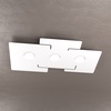 Lampada soffitto o parete 3 luci metallo bianco 1161/3 ECHO TOP LIGHT