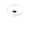 Ulteriore dettaglio di Plafoniera parete soffitto bottone deco nero, tortora, bianco intercambiabile