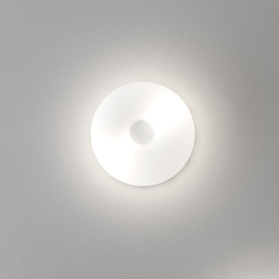 Plafoniera parete soffitto bottone deco nero, tortora, bianco intercambiabile  43675