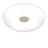Ulteriore dettaglio di Plafoniera luminosa salotto camera da letto bottone deco nero bianco tortora 