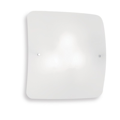 Lampada da soffitto o parete a 3 luci quadrata vetro 39x39cm CELINE PL3 IDEAL LUX