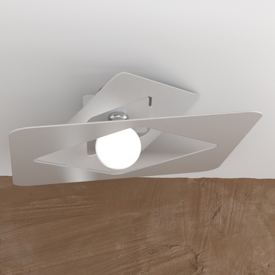 Plafoniera moderna a soffitto in metallo grigio 1159/PL60-GR WACKY TOP LIGHT