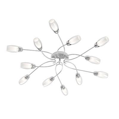 Plafoniera moderna ampia 12 luci grande diametro 85cm 1011/PL12-A FEELING TOP LIGHT